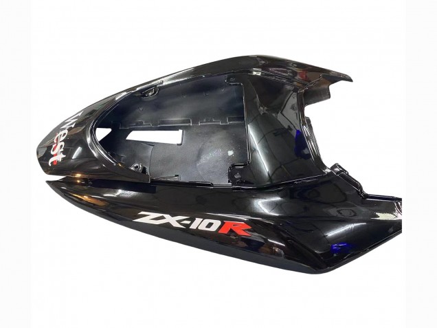 Billigste Kawasaki ZX10R Motorrad Verkleidung 2004-2005 - Weiss Schwarz West Ninja