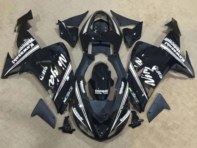 Billigste Kawasaki ZX10R Motorrad Verkleidung 2004-2005 - Blau Gelb Monster