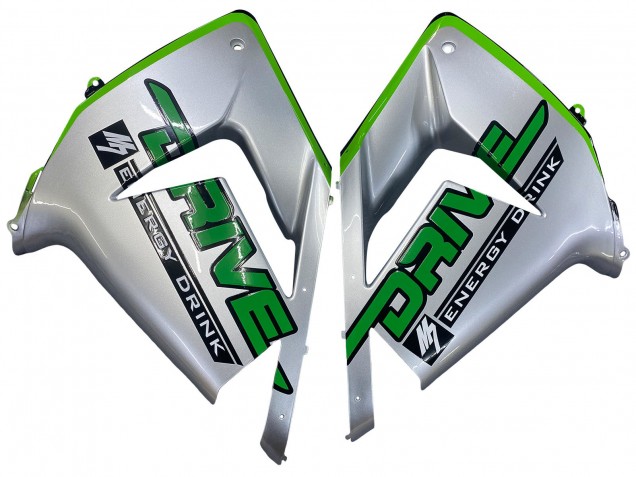 Billigste Kawasaki ZX10R Motorrad Verkleidung 2004-2005 - Grun Silber Schwarz 69