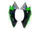 Billigste Kawasaki ZX10R Motorrad Verkleidung 2004-2005 - Grun Silber Schwarz 69