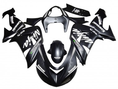 Billigste Kawasaki ZX10R Motorrad Verkleidung 2006-2007 - Matt Schwarz