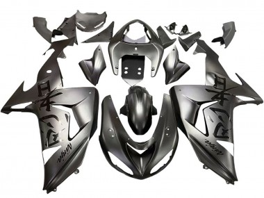 Billigste Kawasaki ZX10R Motorrad Verkleidung 2006-2007 - Matt Grau