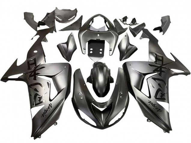 Billigste Kawasaki ZX10R Motorrad Verkleidung 2006-2007 - Matt Grau