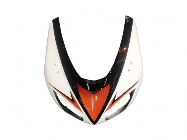 Billigste Kawasaki ZX10R Motorrad Verkleidung 2006-2007 - Weiss Orange Schwarz