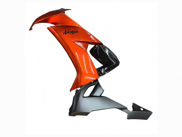 Billigste Kawasaki ZX10R Motorrad Verkleidung 2008-2010 - Burnt Orange Schwarz