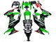 Billigste Kawasaki ZX10R Motorrad Verkleidung 2008-2010 - Grun Weiss Rot Schwarz Monster Elf 66