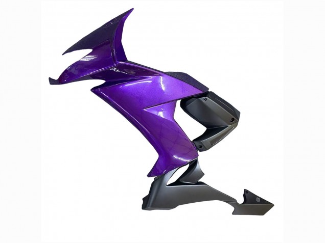 Billigste Kawasaki ZX10R Motorrad Verkleidung 2008-2010 - Lila Schwarz
