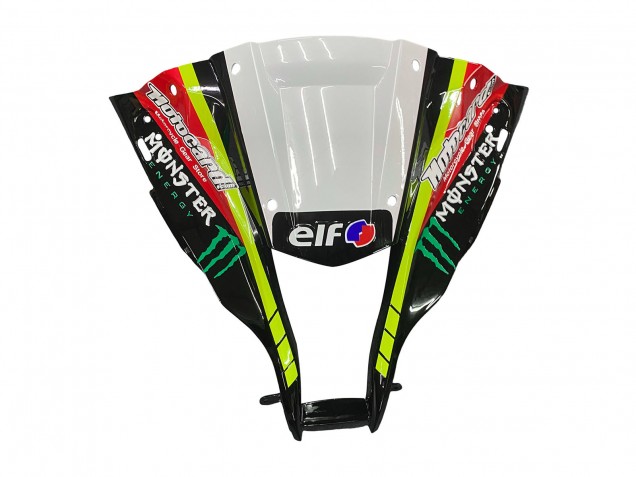 Billigste Kawasaki ZX10R Motorrad Verkleidung 2011-2015 - Grun Gelb Schwarz Weiss Elf Monster
