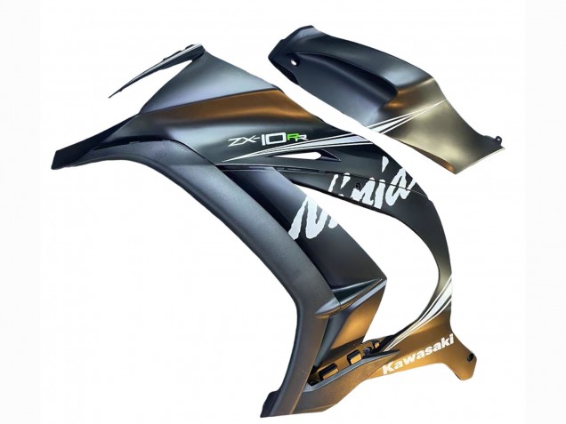 Billigste Kawasaki ZX10R Motorrad Verkleidung 2011-2015 - Matt Grau Weiss Grun