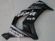 Billigste Kawasaki ZX10R Motorrad Verkleidung 2011-2015 - Glanzendes Schwarz Weiss Elf Schnee Aufkleber