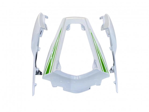 Billigste Kawasaki ZX10R Motorrad Verkleidung 2011-2015 - Weiss Grun Streifen Schwarz Ninja