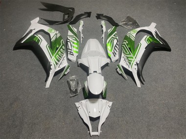 Billigste Kawasaki ZX10R Motorrad Verkleidung 2011-2015 - Weiss Grun Matt Schwarz