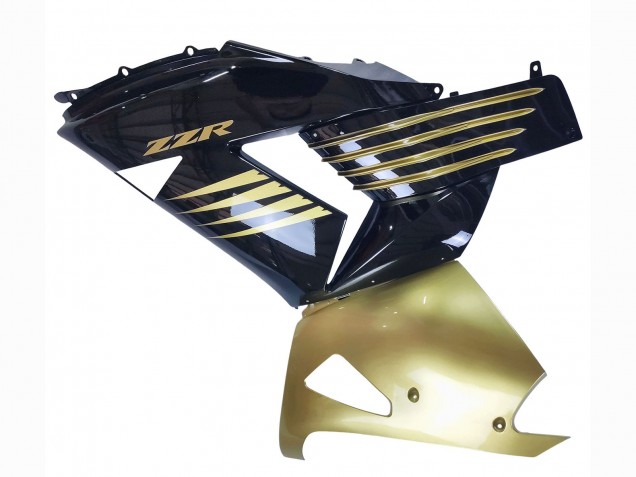 Billigste Kawasaki ZX14R ZZR1400 Motorrad Verkleidung 2006-2011 - Gold Schwarz