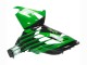 Billigste Kawasaki ZX14R ZZR1400 Motorrad Verkleidung Kit 2012-2024 - Grun Glanzendes Schwarz