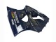 Billigste Kawasaki ZX6R Motorrad Verkleidung 1998-1999 - Glanzendes Schwarz Gelb Elf Bridgestone