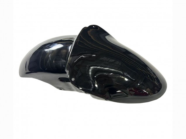Billigste Kawasaki ZX6R Motorrad Verkleidung 1998-1999 - Glanzendes Schwarz Gelb Elf Bridgestone