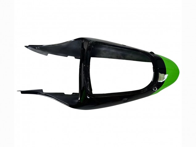Billigste Kawasaki ZX6R Motorrad Verkleidung 1998-1999 - Grun Glanzendes Schwarz Elf Bridgestone