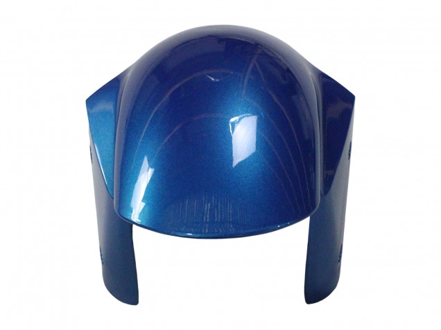 Billigste Kawasaki ZX6R Motorrad Verkleidung 2003-2004 - Blau Weiss Rot Hai