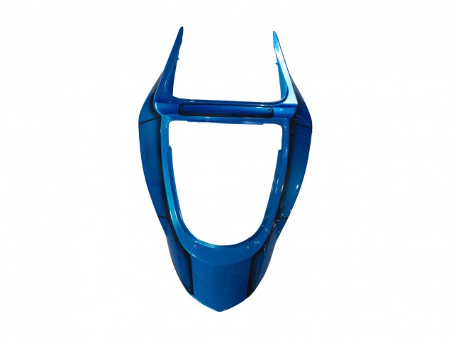 Billigste Kawasaki ZX6R Motorrad Verkleidung 2003-2004 - Blau Weiss Rot Hai