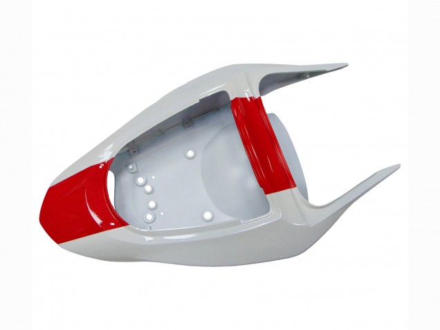 Billigste Kawasaki ZX6R Motorrad Verkleidung 2003-2004 - Weiss Rot