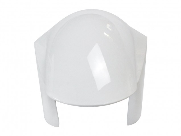 Billigste Kawasaki ZX6R Motorrad Verkleidung 2003-2004 - Weiss Schwarz Aufkleber