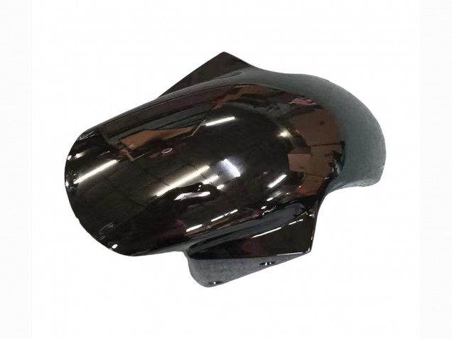 Billigste Kawasaki ZX6R Motorrad Verkleidung 2003-2004 - Glanzendes Schwarz Rot Flamme