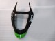 Billigste Kawasaki ZX6R Motorrad Verkleidung 2003-2004 - Grun Schwarz Elf Bridgestone