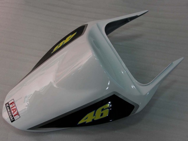 Billigste Kawasaki ZX6R Motorrad Verkleidung 2003-2004 - Weiss Blau Rot Fiat