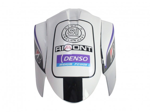 Billigste Kawasaki ZX6R Motorrad Verkleidung 2005-2006 - Weiss Lila Schwarz Rizoma Playboy Denso