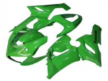 Billigste Kawasaki ZX6R Motorrad Verkleidung 2005-2006 - Grun