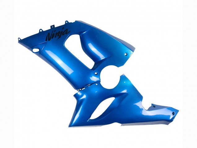Billigste Kawasaki ZX6R Motorrad Verkleidung 2005-2006 - Glanzendes Blau