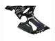 Billigste Kawasaki ZX6R Motorrad Verkleidung 2005-2006 - Dunkel Grau Schwarz