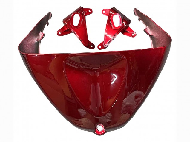 Billigste Kawasaki ZX6R Motorrad Verkleidung 2005-2006 - Rot Schwarz