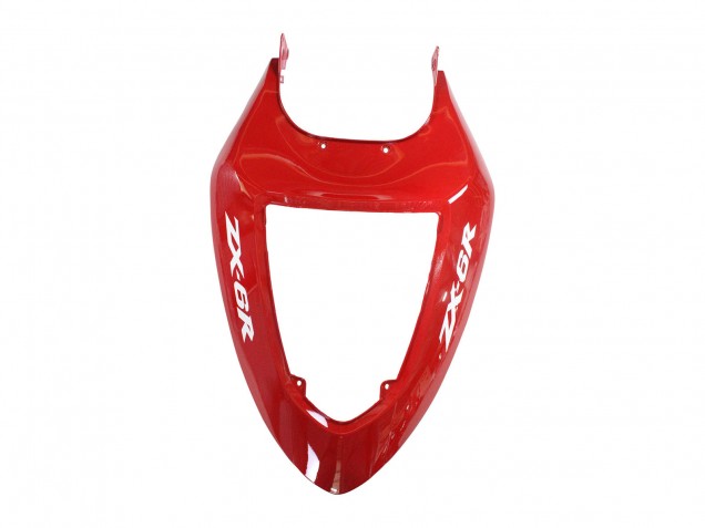 Billigste Kawasaki ZX6R Motorrad Verkleidung 2005-2006 - Rot Gelb Schwarz