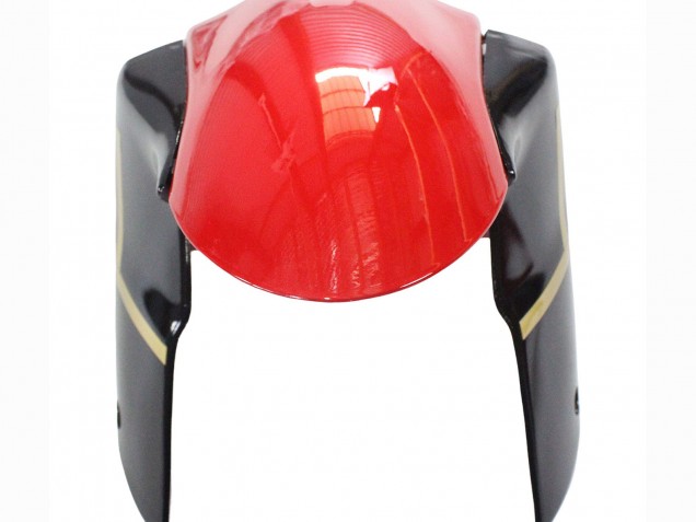 Billigste Kawasaki ZX6R Motorrad Verkleidung 2005-2006 - Rot Gelb Schwarz