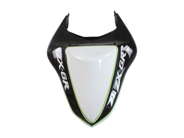 Billigste Kawasaki ZX6R Motorrad Verkleidung 2007-2008 - Schwarz Weiss Ninja