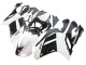 Billigste Kawasaki ZX6R Motorrad Verkleidung 2007-2008 - Schwarz Weiss Ninja
