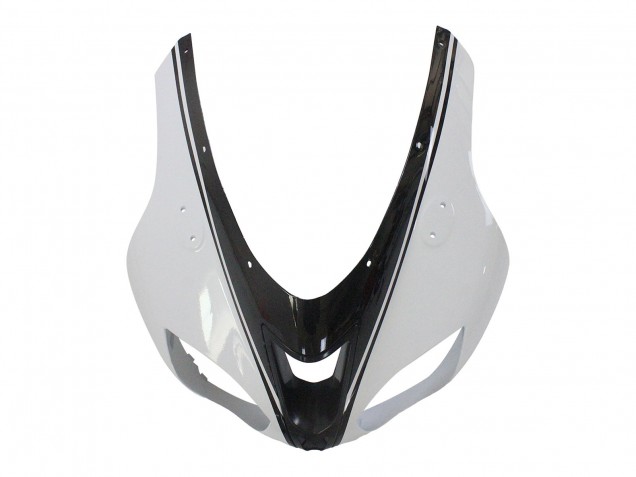 Billigste Kawasaki ZX6R Motorrad Verkleidung 2007-2008 - Weiss Schwarz
