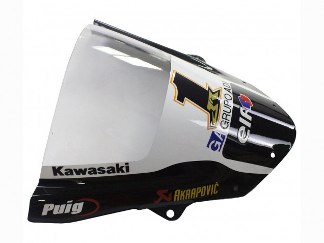 Billigste Kawasaki ZX6R Motorrad Verkleidung 2009-2012 - Grun Glanzendes Schwarz Gelb Weiss Rot Elf Monster