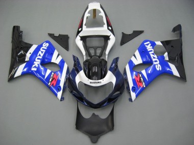 Billigste Suzuki GSXR1000 Motorrad Verkleidung 2000-2002 - Weiss Blau Schwarz Rot