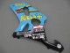Billigste Suzuki GSXR1000 Motorrad Verkleidung 2000-2002 - Hellblau Gelb Schwarz Motul Rizla