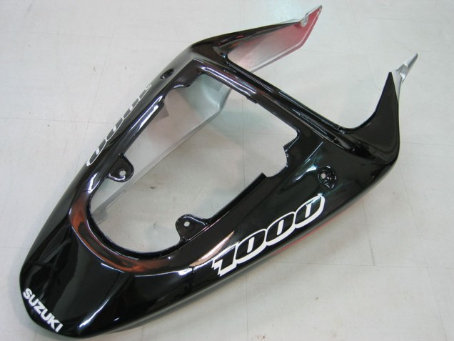 Billigste Suzuki GSXR1000 Motorrad Verkleidung 2000-2002 - Rot Silber Weiss Schwarz