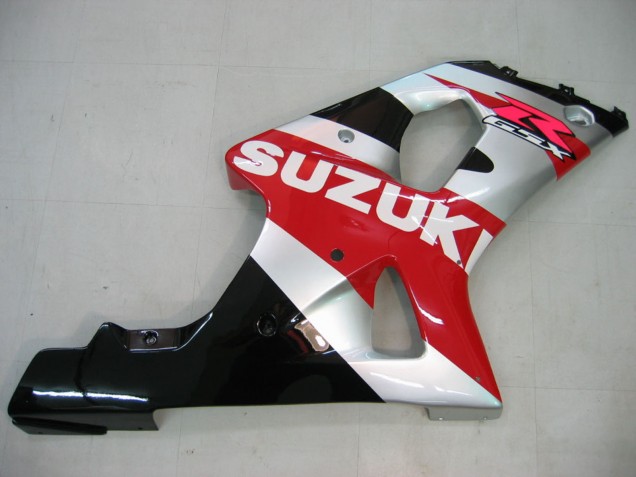 Billigste Suzuki GSXR1000 Motorrad Verkleidung 2000-2002 - Rot Silber Weiss Schwarz