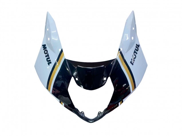Billigste Suzuki GSXR 1000 Motorrad Verkleidung 2003-2004 - Weiss Schwarz Gold Motul Lucky Strike