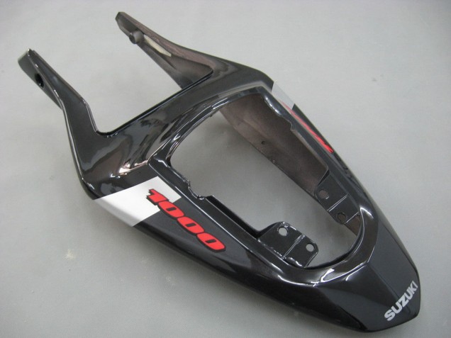 Billigste Suzuki GSXR 1000 Motorrad Verkleidung 2003-2004 - Glanzendes Schwarz Weiss Grau Rot