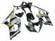 Billigste Suzuki GSXR 1000 Motorrad Verkleidung 2003-2004 - Glanzendes Schwarz Silber Grau Gelb