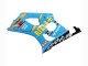 Billigste Suzuki GSXR 1000 Motorrad Verkleidung 2003-2004 - Hellblau Gelb Schwarz Rizla Motul