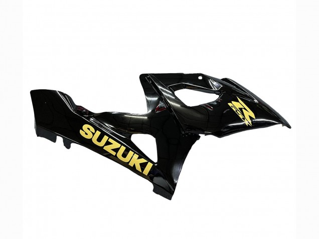 Billigste Suzuki GSXR 1000 Motorrad Verkleidung 2005-2006 - Glanzendes Schwarz Gold Aufkleber