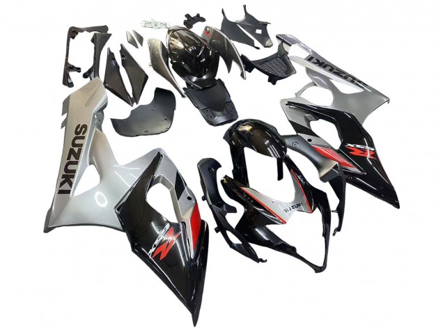 Billigste Suzuki GSXR 1000 Motorrad Verkleidung 2005-2006 - Schwarz Grau Rot