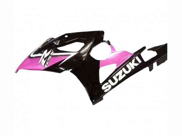 Billigste Suzuki GSXR 1000 Motorrad Verkleidung 2005-2006 - Glanzendes Schwarz Rosa